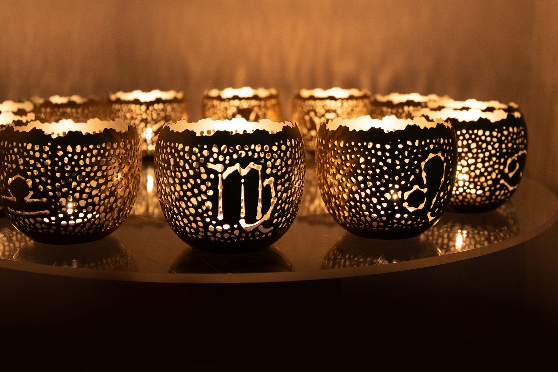 Astrology Signs Candleholders