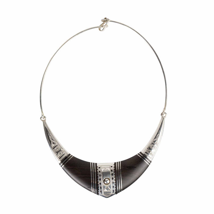Safia Tuareg Ebony Collar Necklace - Default Title (1301040) 1