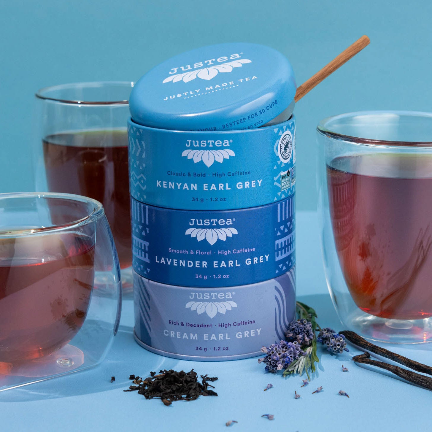 JusTea Earl Grey Tea Trio - Ten Thousand Villages