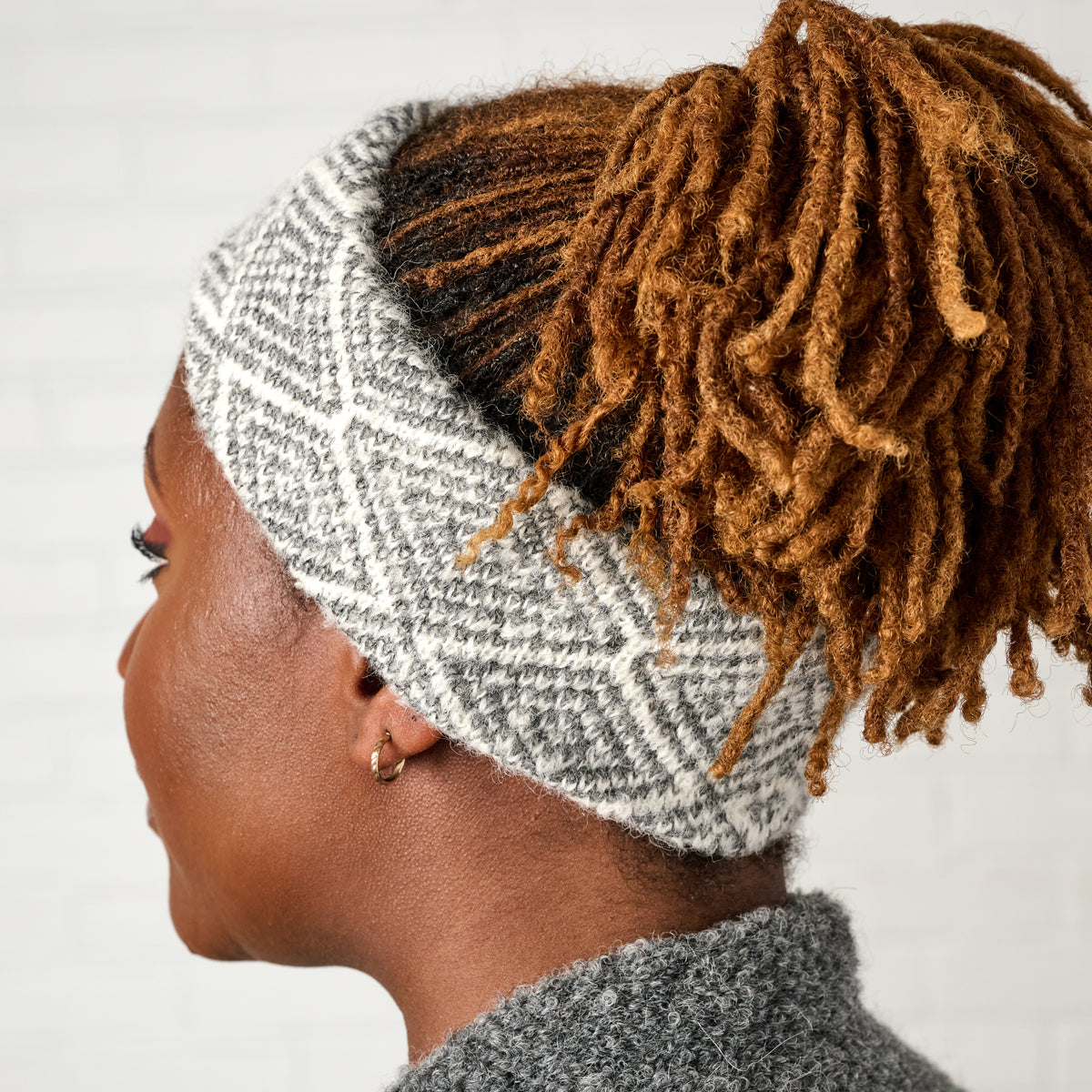 C & L CRAFTS Hand Knit Wool Blend Wide Headband Magic Mountain 2024-09-23Villages09890.jpg?v=  main image 3