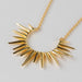 Kiranon Sunburst Gold Pendant Necklace thumbnail 3