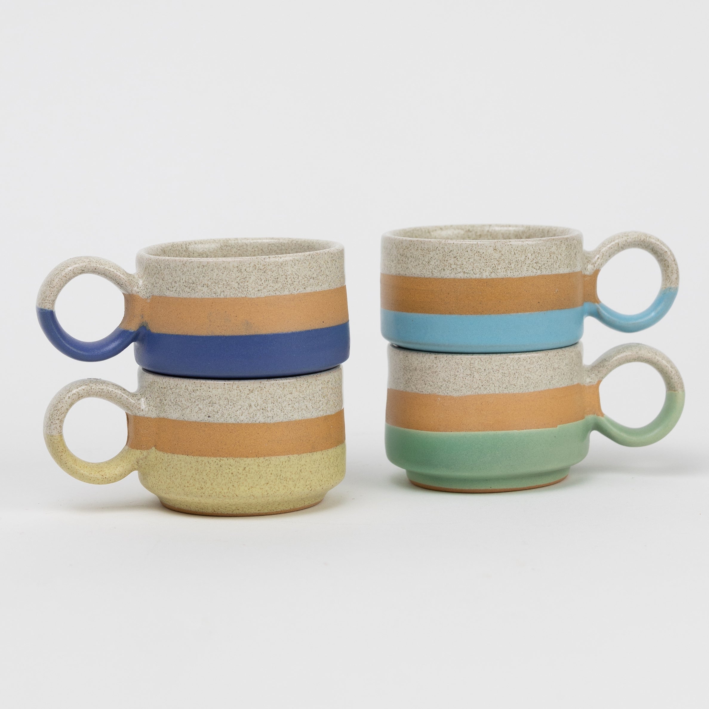 Kaphi Stacking Espresso Mug | Set of 4 - Ten Thousand Villages