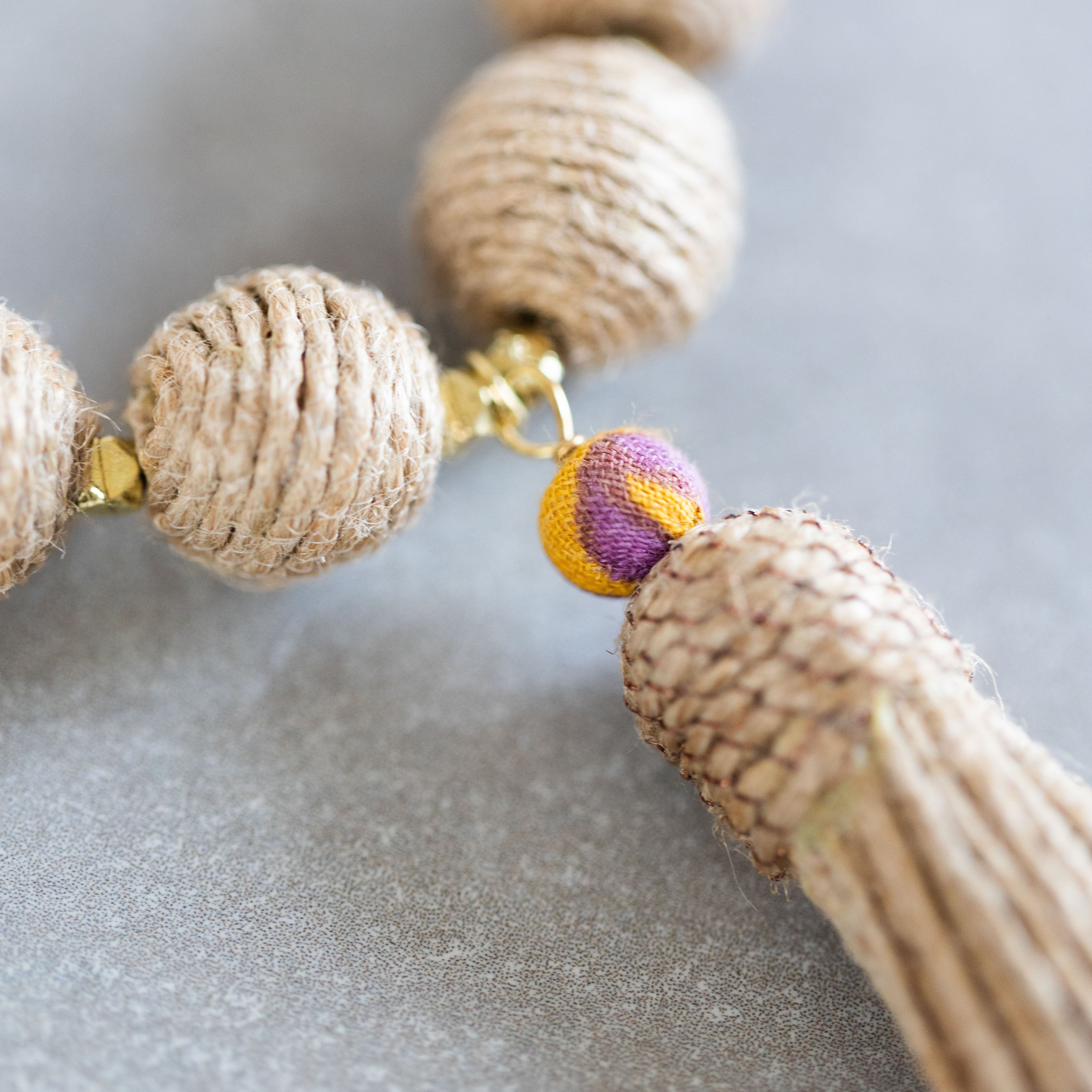 Aaloka Beaded Tassel Necklace - Ten Thousand Villages