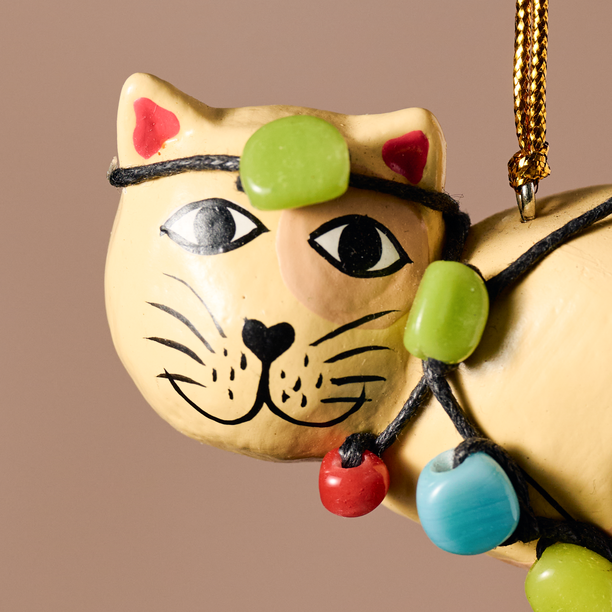 Tangled Up Cat Ornament