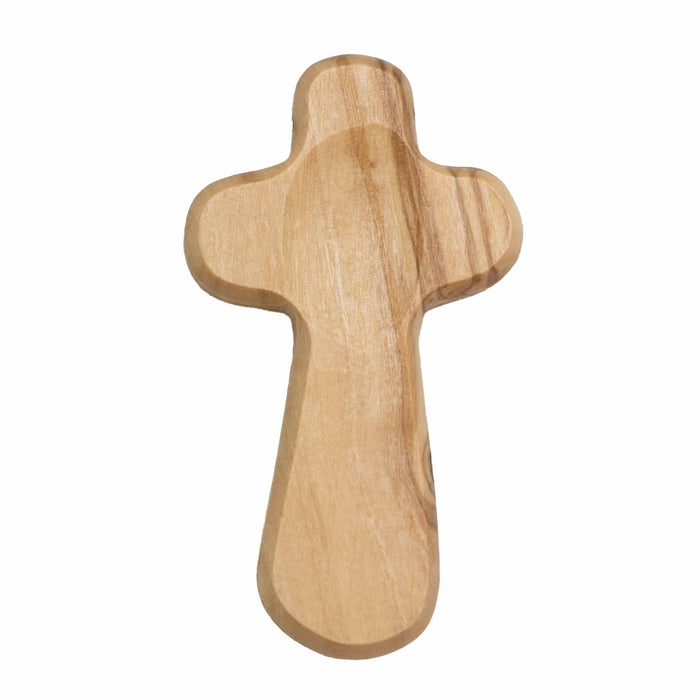 Duea Olive Wood Pocket Prayer Cross 1