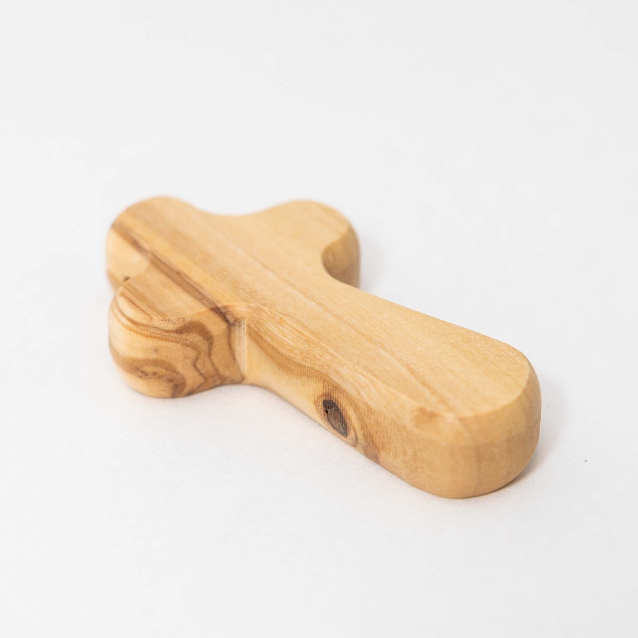 Duea Olive Wood Pocket Prayer Cross - Ten Thousand Villages
