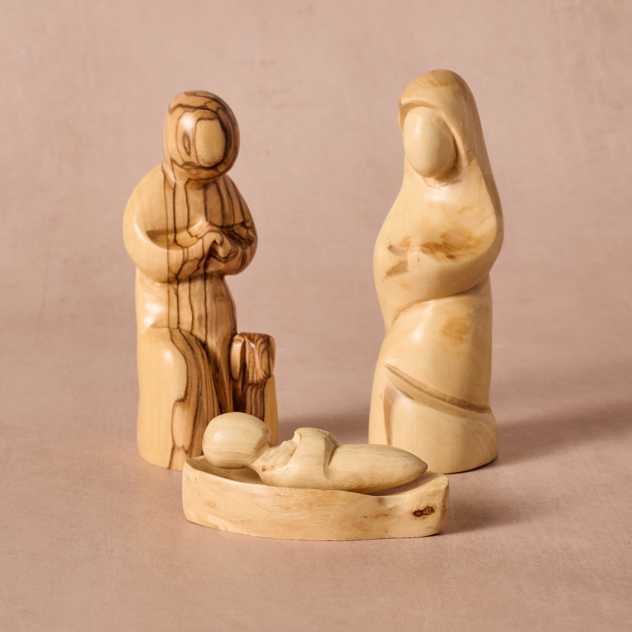 Carved Olive Wood Nativity