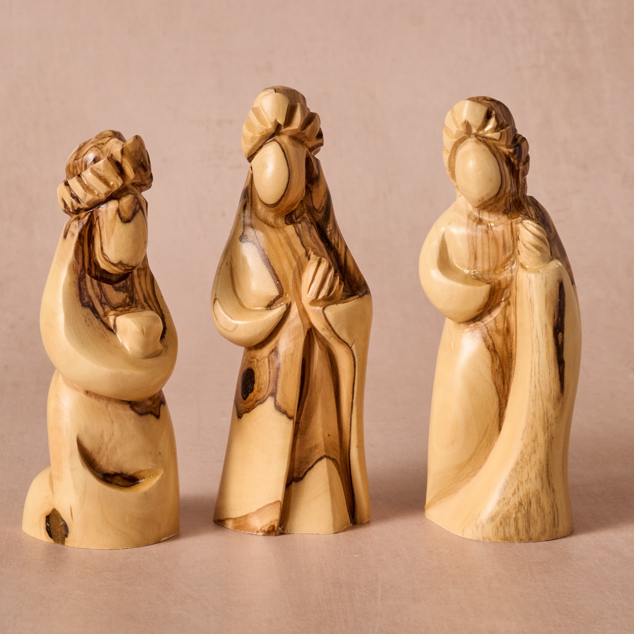 Carved Olive Wood Nativity