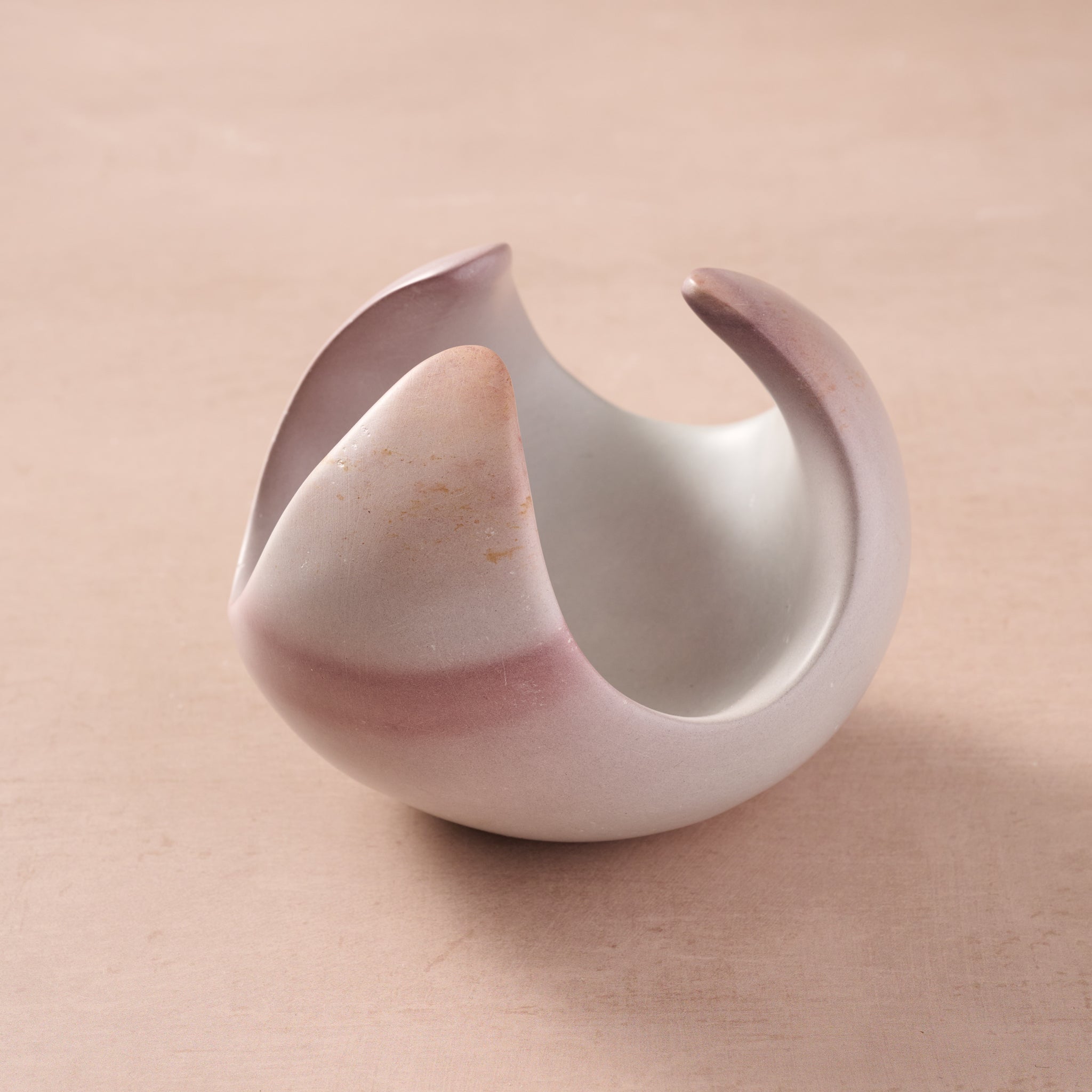 Maua Lotus Soapstone Tealight Holder