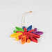 Rainbow Snowflake Quilled Ornament thumbnail 3