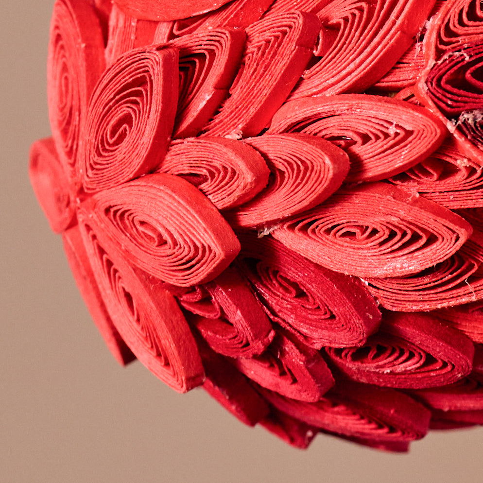 Dep Quilled Cardinal Ornament