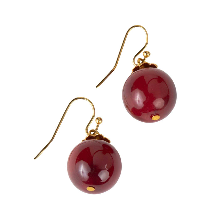 Nhi Cherry Drop Earrings - Default Title (5409260) 1