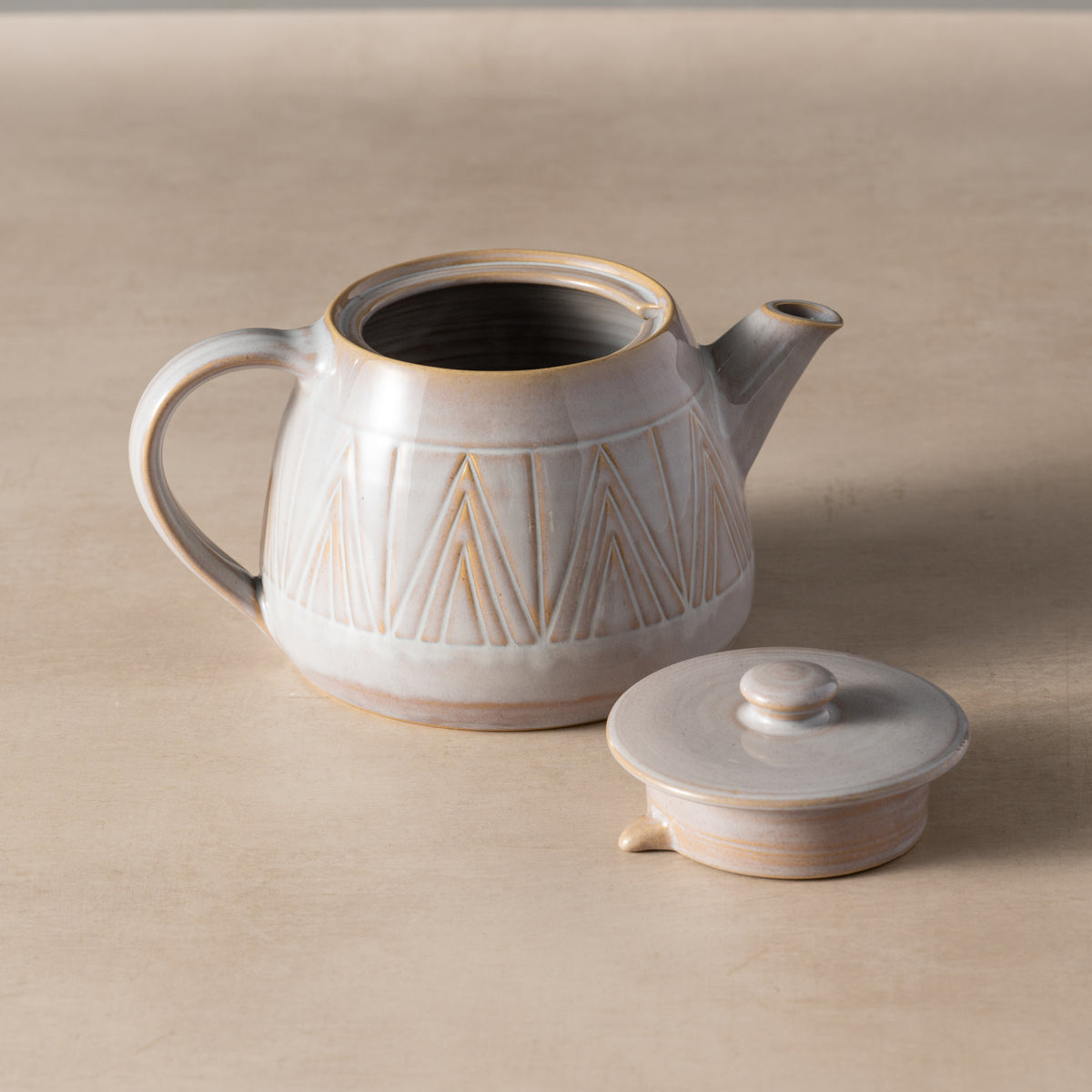 Mountain Peaks Ceramic Teapot - Ten Thousand Villages