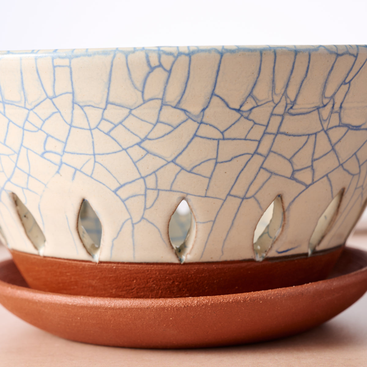 Ciya Blue Crackle Berry Bowl - Ten Thousand Villages