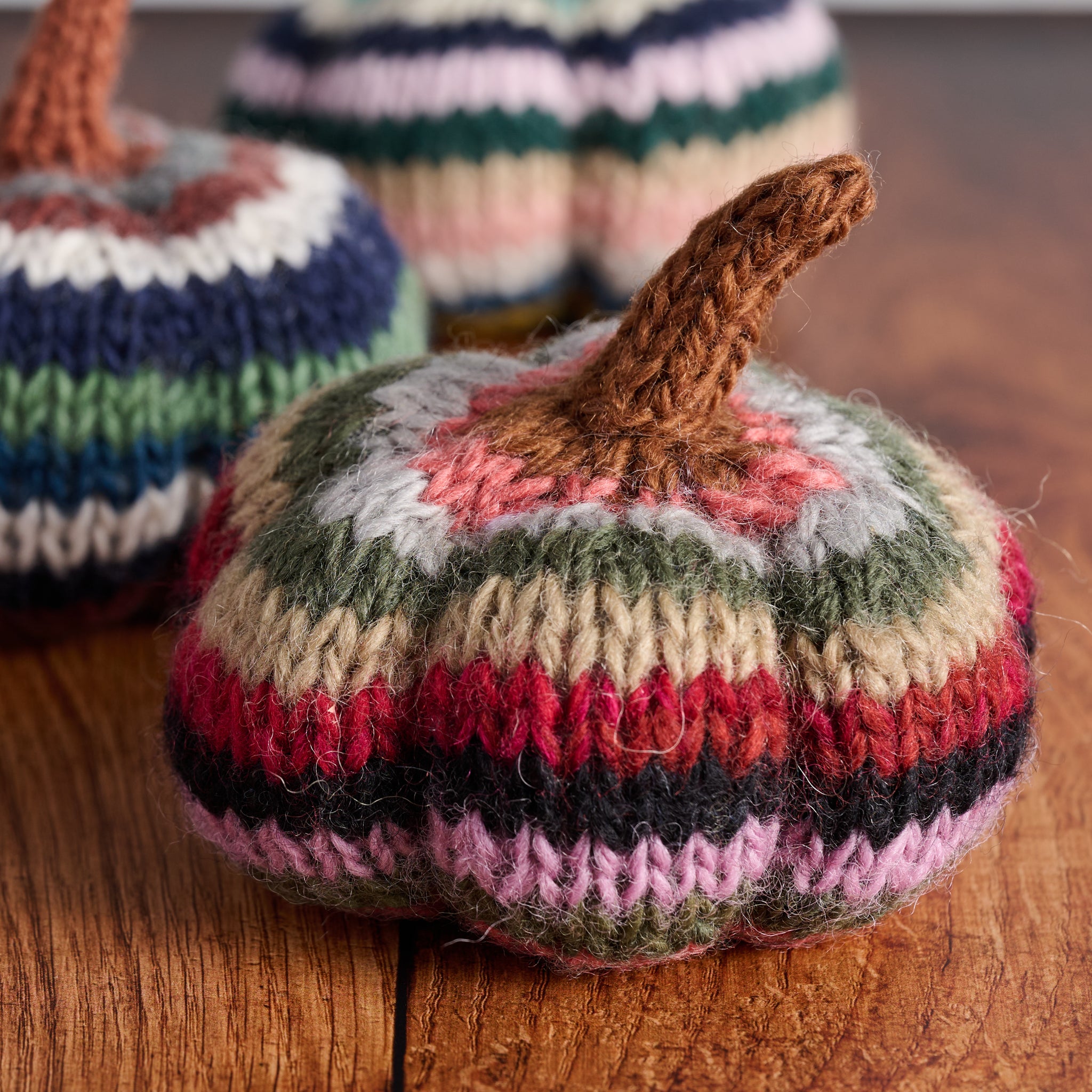Spices & Stripes Wool Pumpkin - Ten Thousand Villages