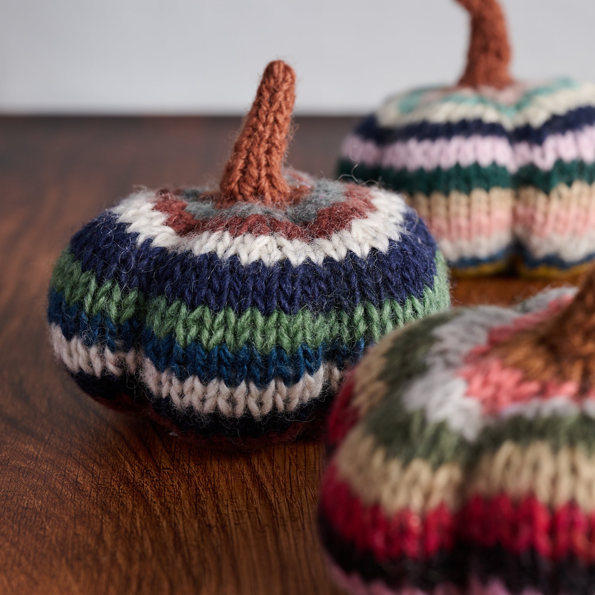 Spices & Stripes Wool Pumpkin - Ten Thousand Villages