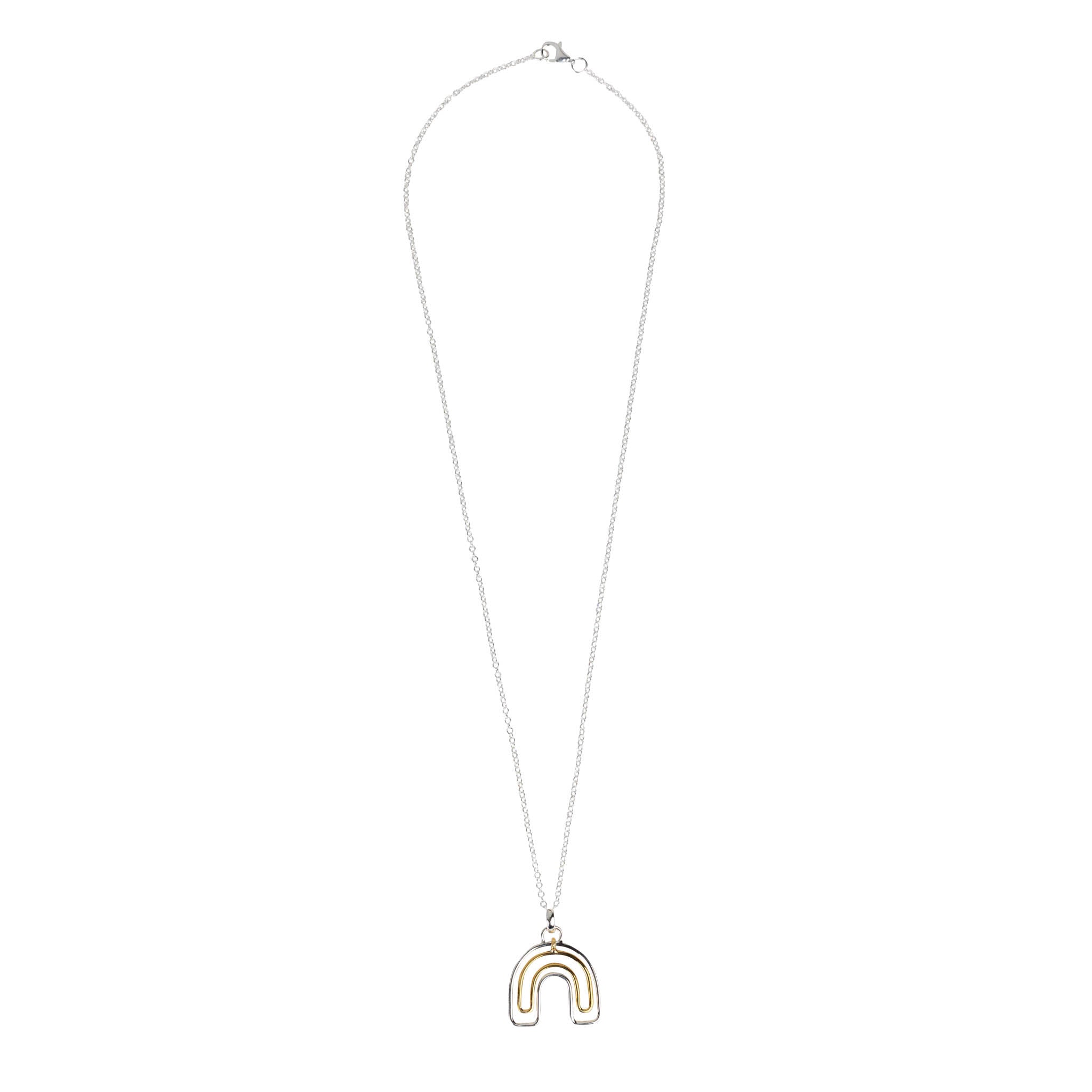 Arco Rainbow Charm Necklace - Default Title (6109580)