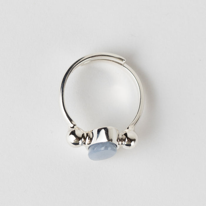 Celestial Silver Marquise Ring 4