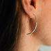 Damini Silver Teardrop Earrings thumbnail 2