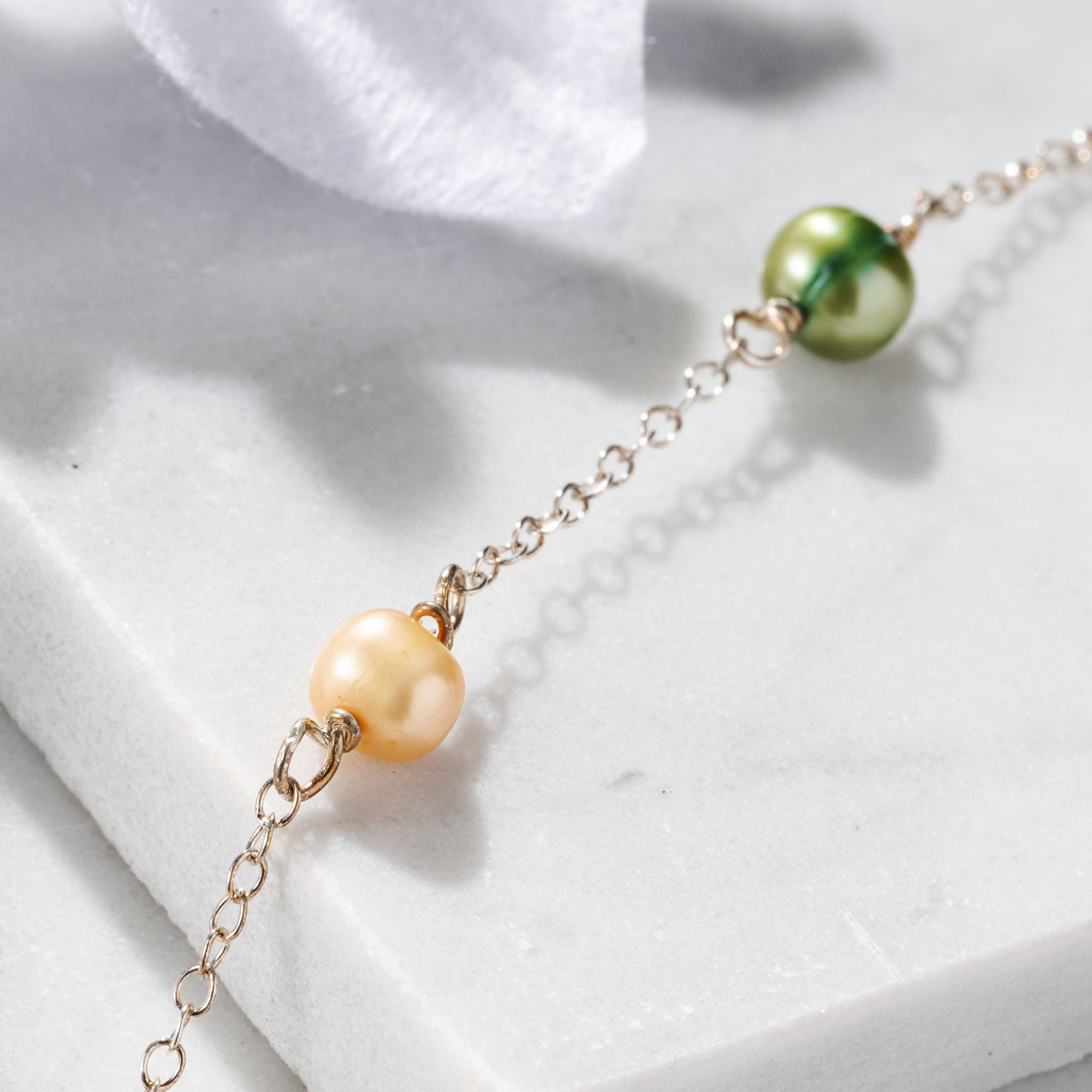 Munay Sterling Silver and Pearl Bracelet