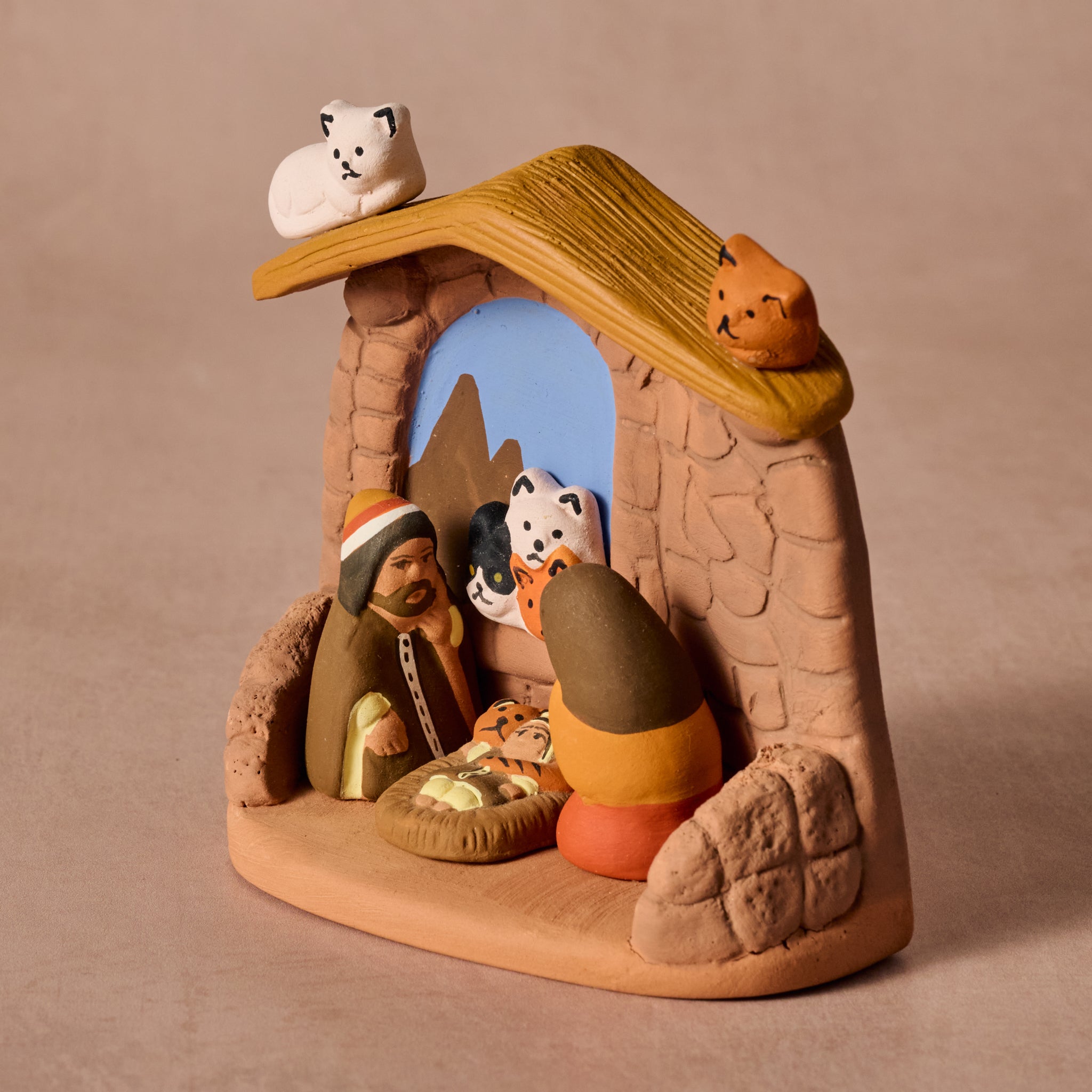 Cat Lover's Nativity
