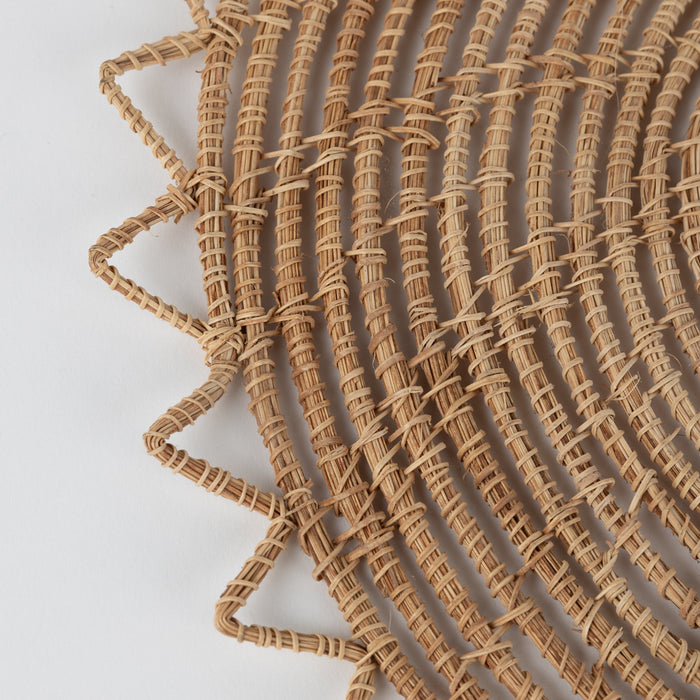 Sarpila Round Handwoven Palm Placemat 3