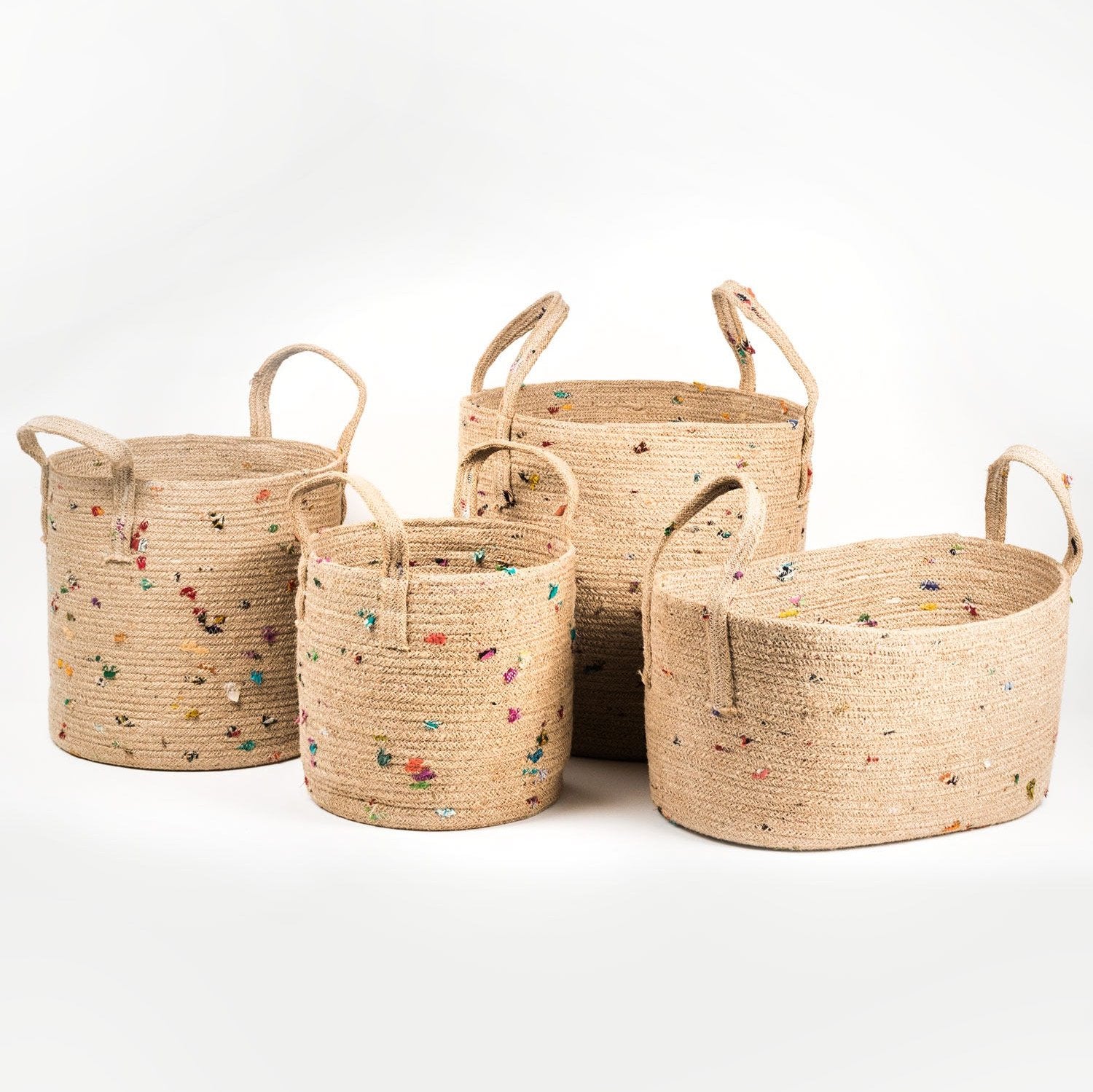 Bright Bits Jute Basket - Ten Thousand Villages