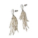 Silver Fringe Dangle Earrings - Default Title (6828900)