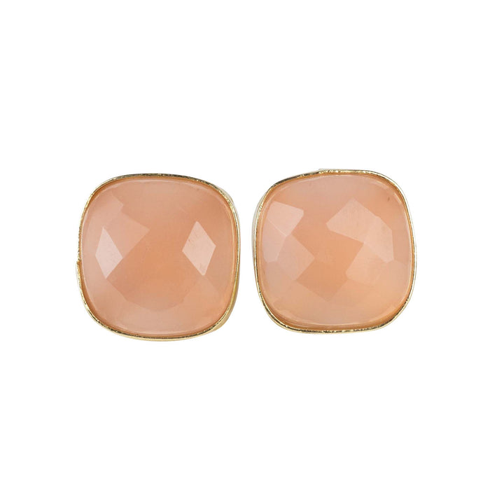 Rose Onyx Stud Earrings - Default Title (6828940) 1