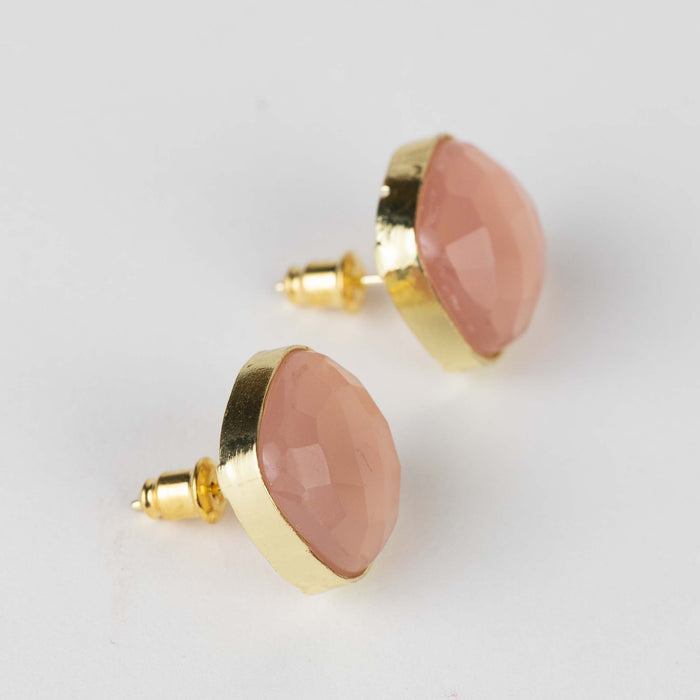 Rose Onyx Stud Earrings - Default Title (6828940) 4
