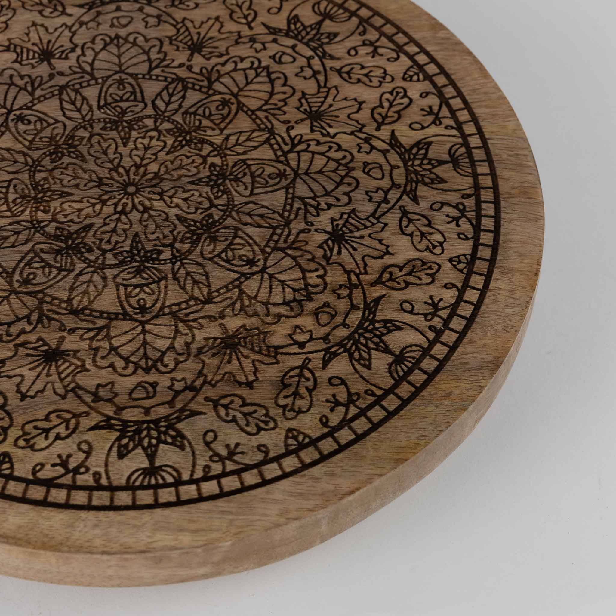 Mandala Wooden Lazy Susan - Ten Thousand Villages