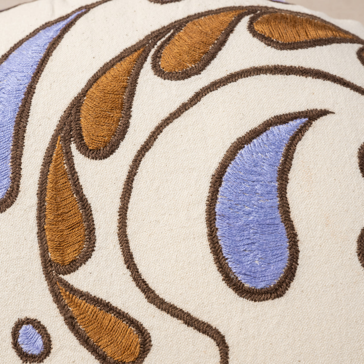Embroidered Cat Pillow - Ten Thousand Villages