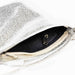 Tima Leather Crossbody Bag - Silver Metallic - Default Title (6839630)