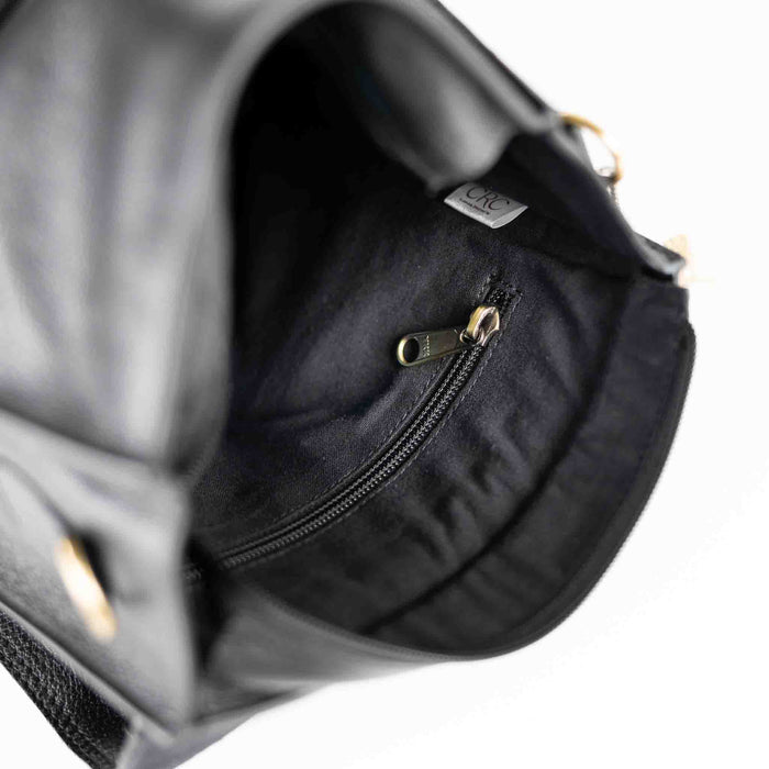 Jarni Leather Convertible Backpack - Black - Default Title (6839650) 9