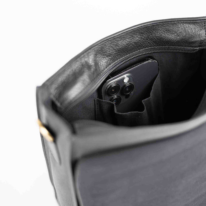 Jarni Leather Convertible Backpack - Black - Default Title (6839650) 10