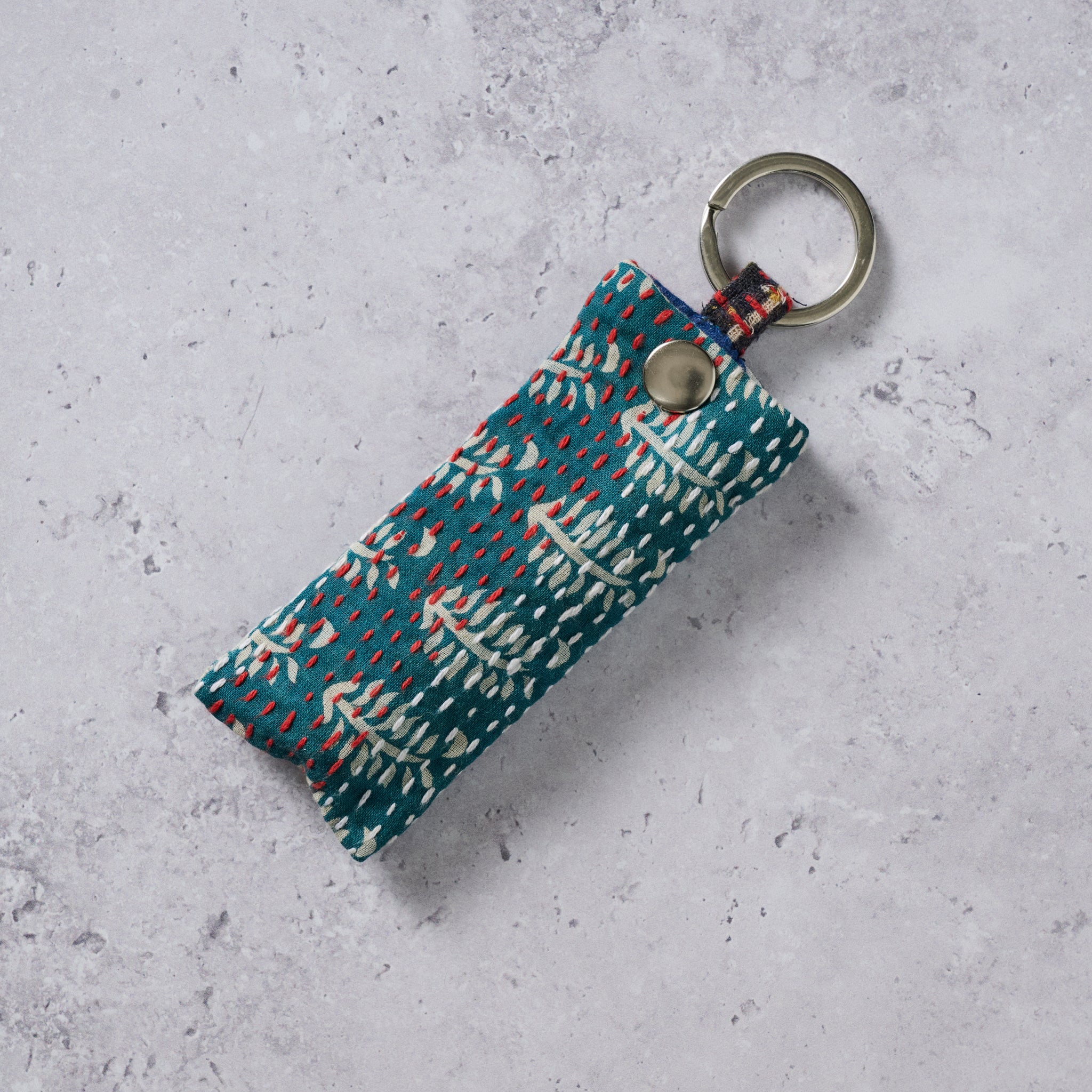 On the Go Lip Balm Holder Keychain - Ten Thousand Villages