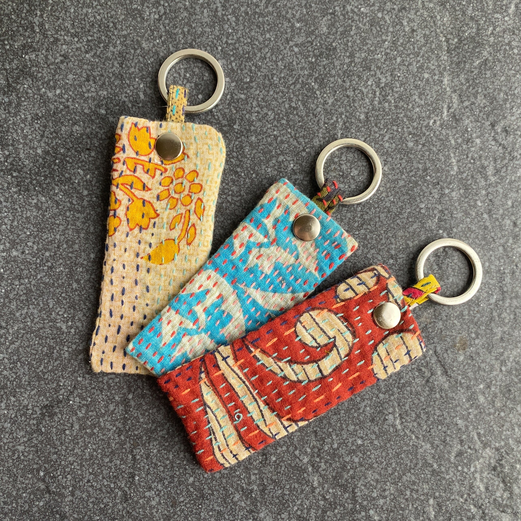 On the Go Lip Balm Holder Keychain - Ten Thousand Villages