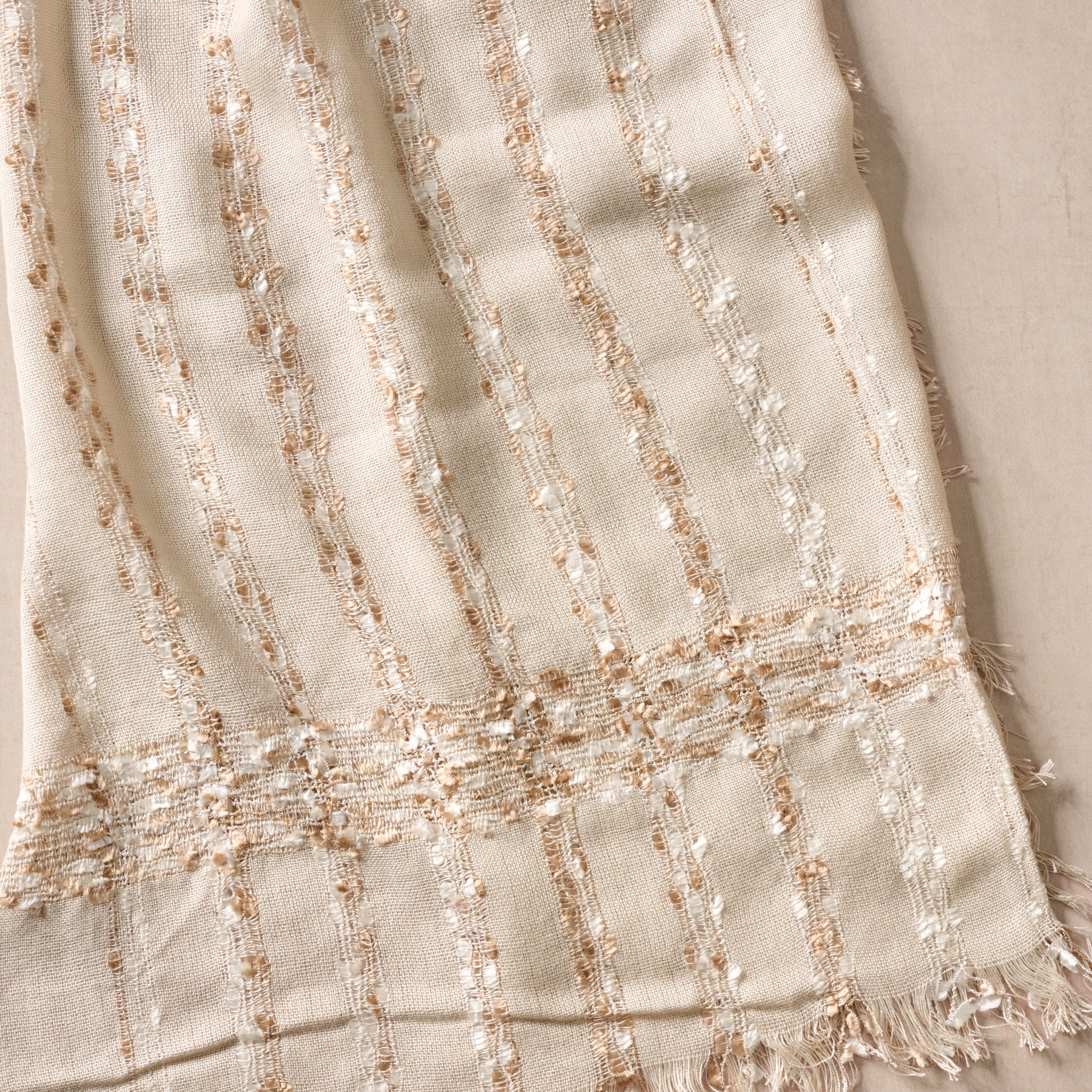 Soft Sands Tan Scarf - Ten Thousand Villages