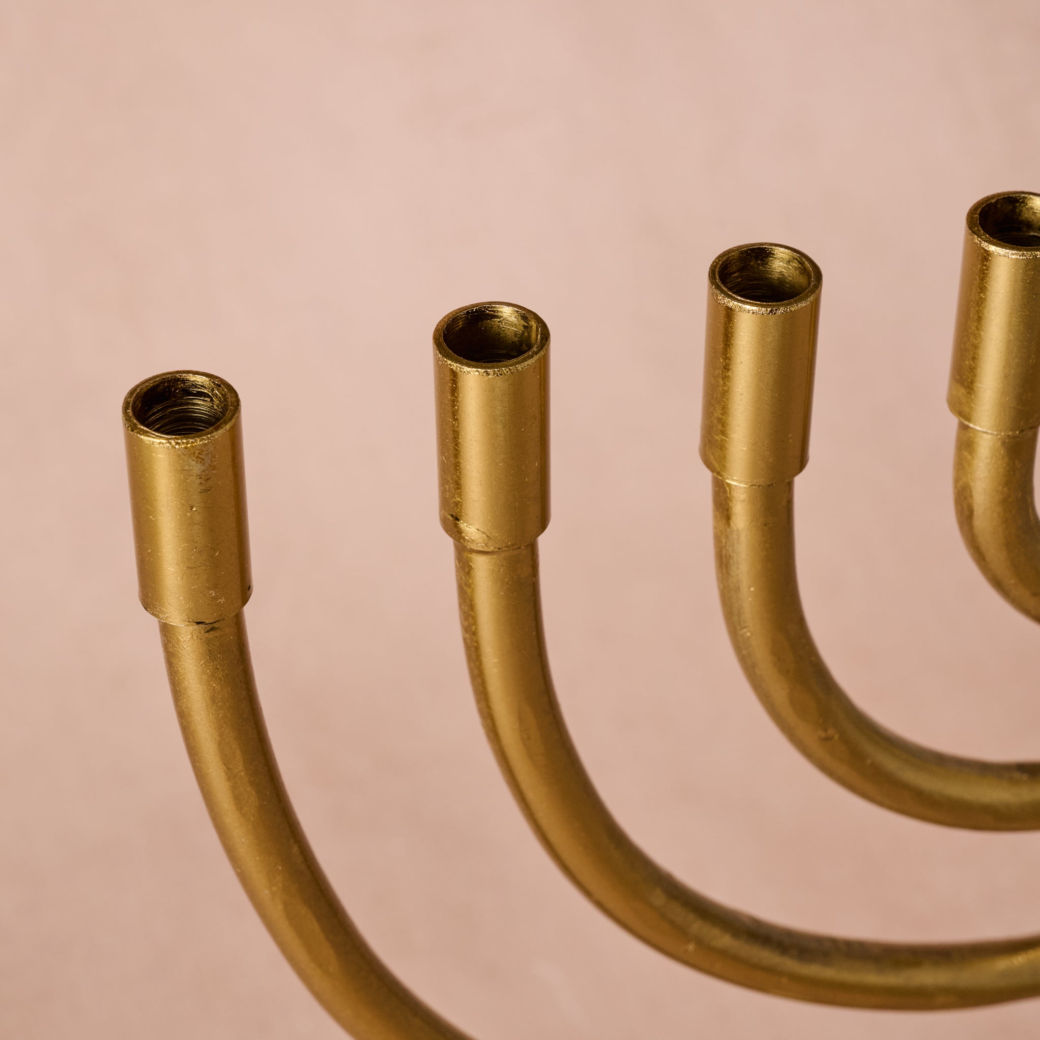 Jyoti Brass Horn Menorah