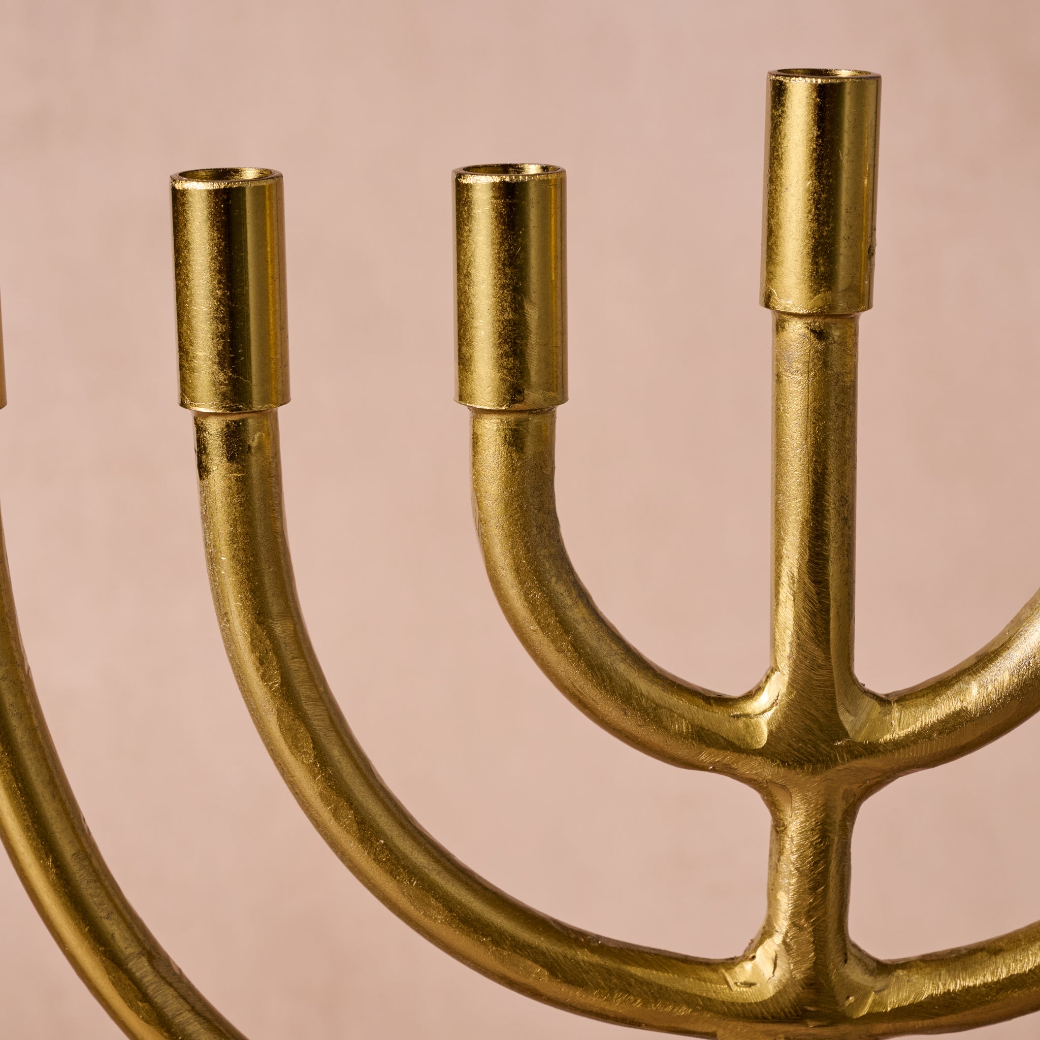 Jyoti Brass Horn Menorah