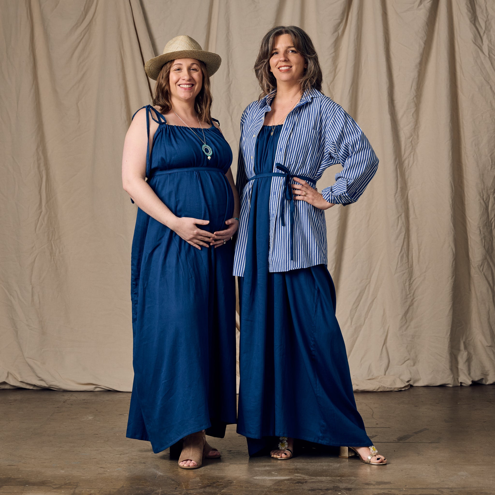 Kanya Blue Cotton Maxi Style Dress – Ten Thousand Villages