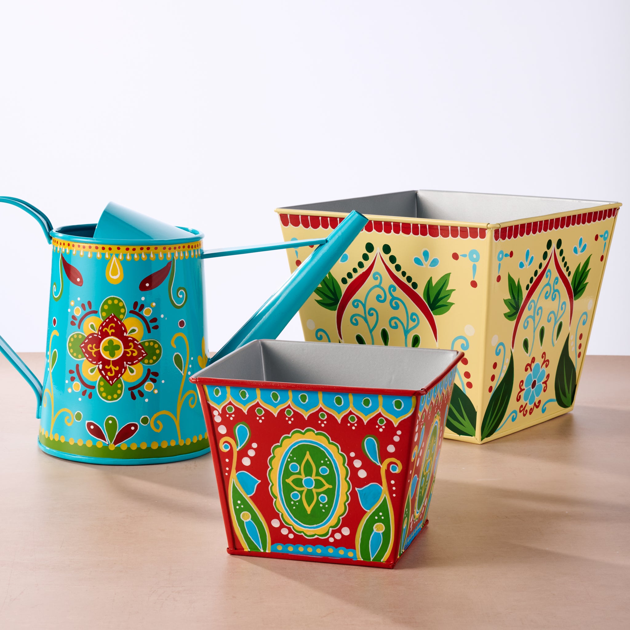 Modita Handpainted Watering Can