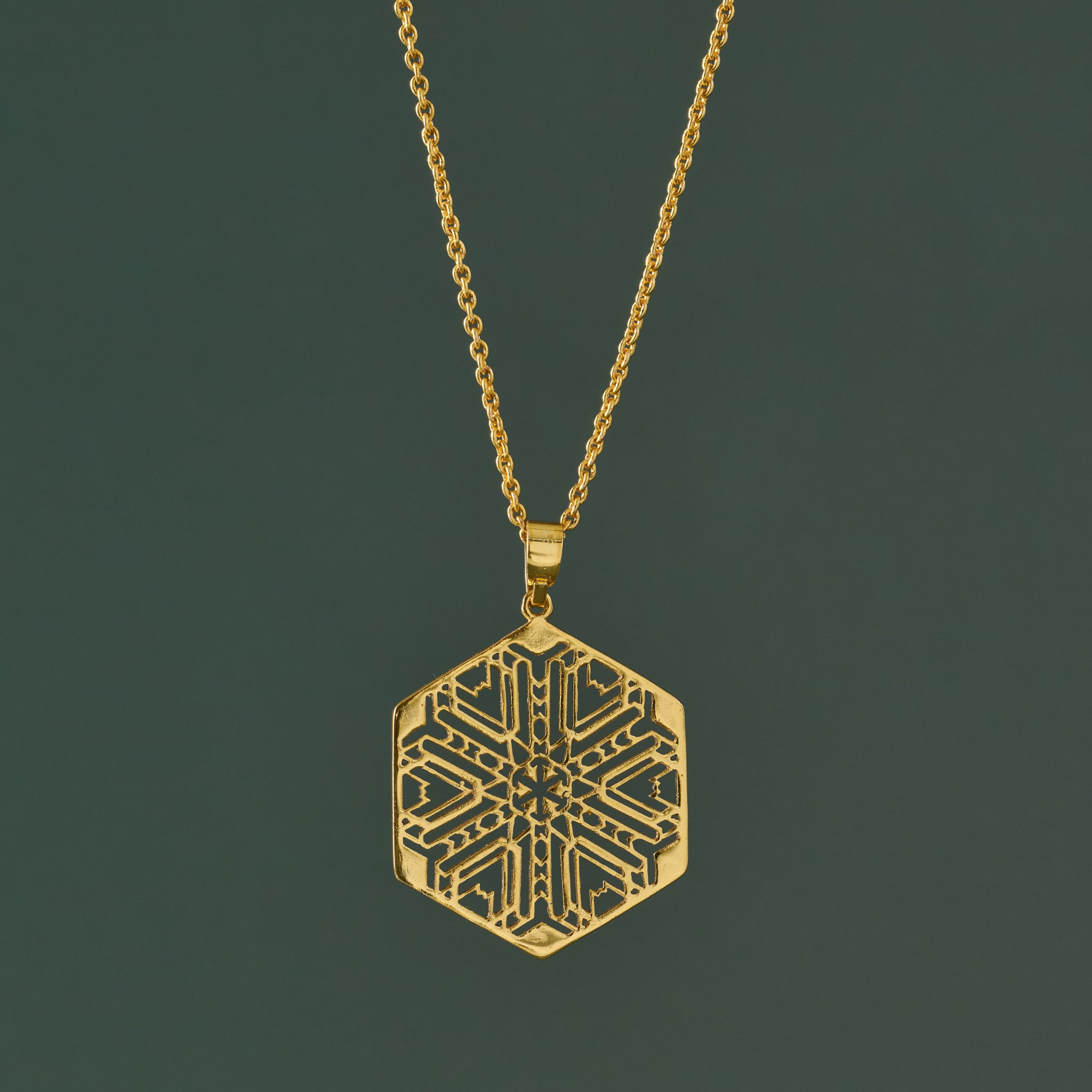 Mandala Brass Medallion Necklace - Ten Thousand Villages