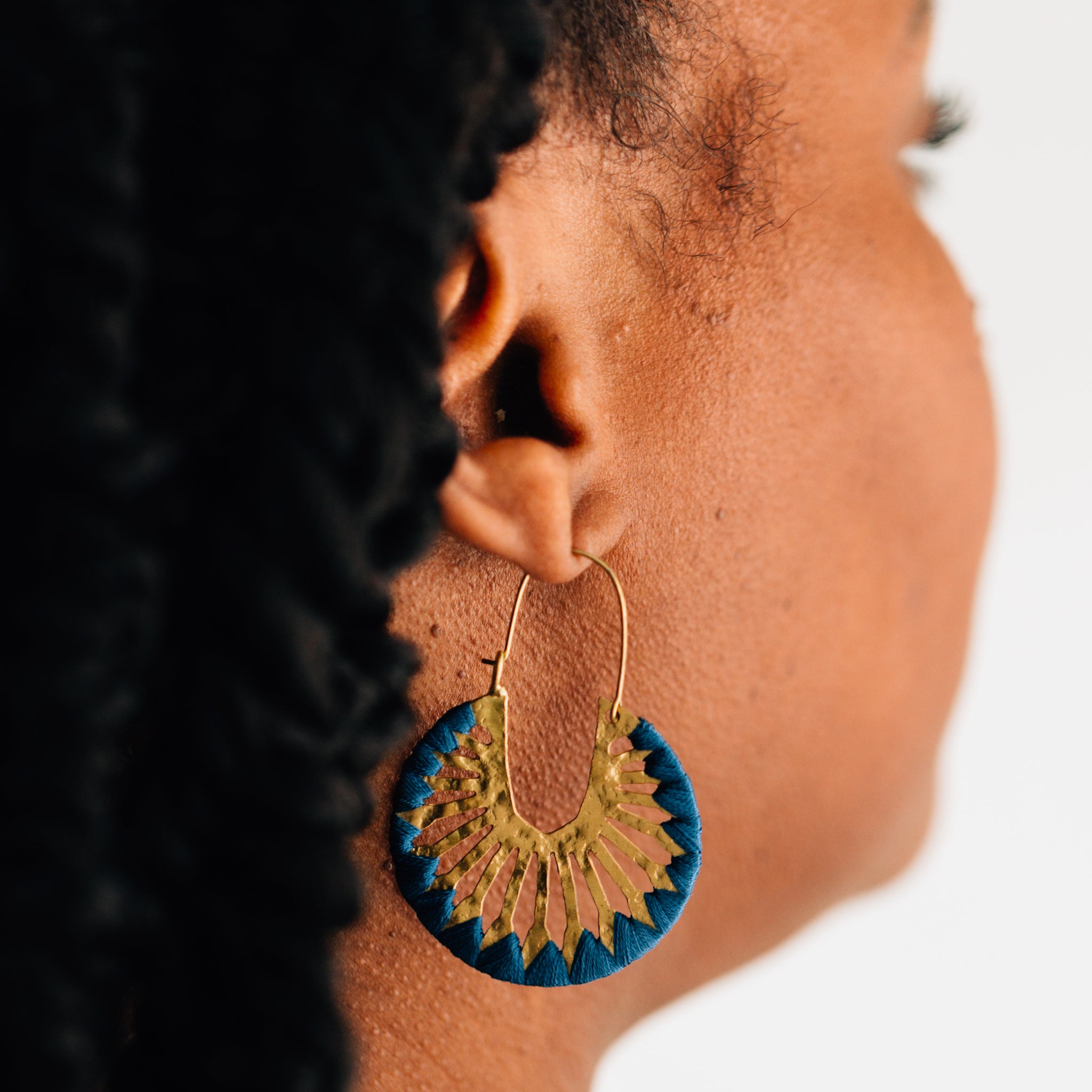 Roja Sunburst Drop Earrings - Ten Thousand Villages