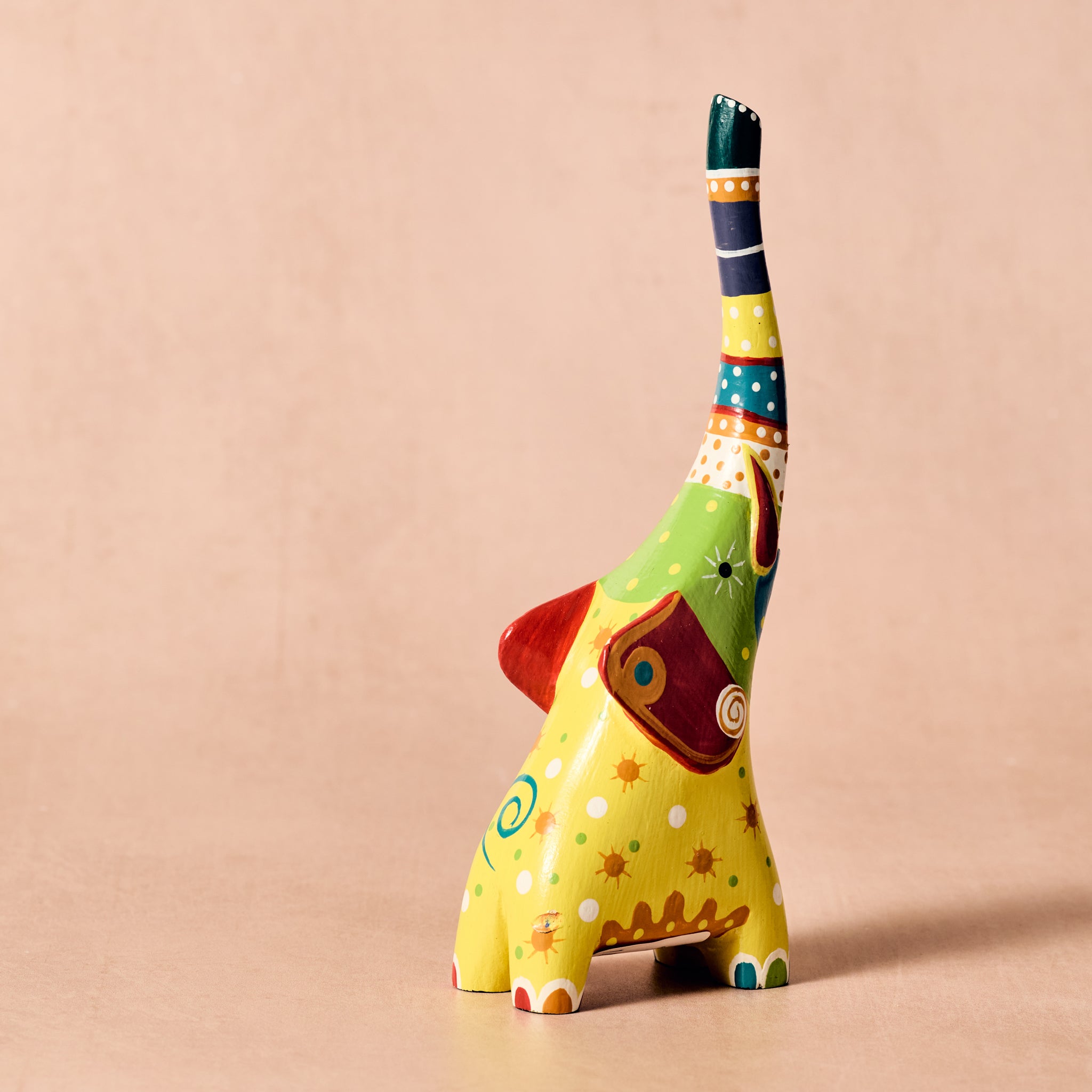 Kandula Albasia Wood Elephant Ring Holder - Ten Thousand Villages