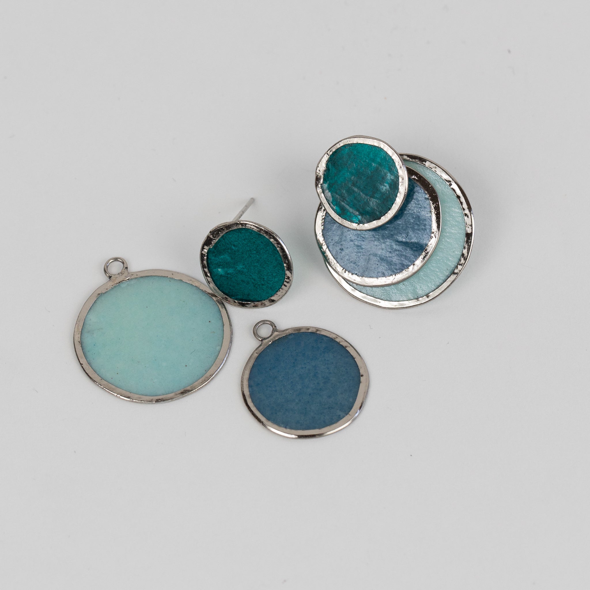 Triple Convertible Capiz Earrings - Ten Thousand Villages