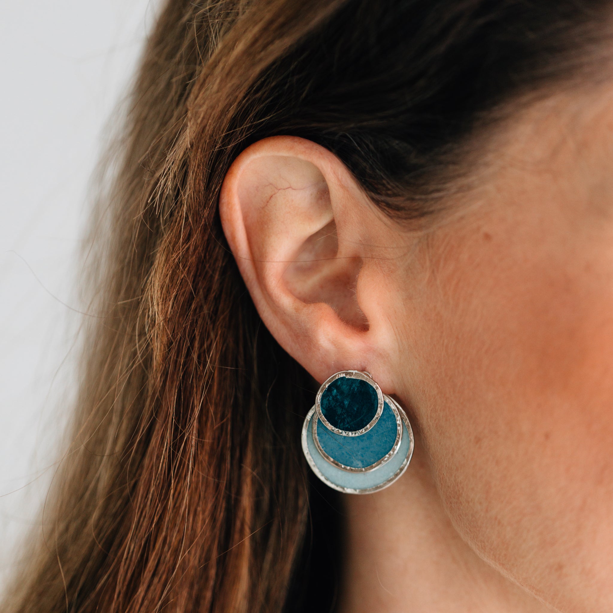 Triple Convertible Capiz Earrings - Ten Thousand Villages