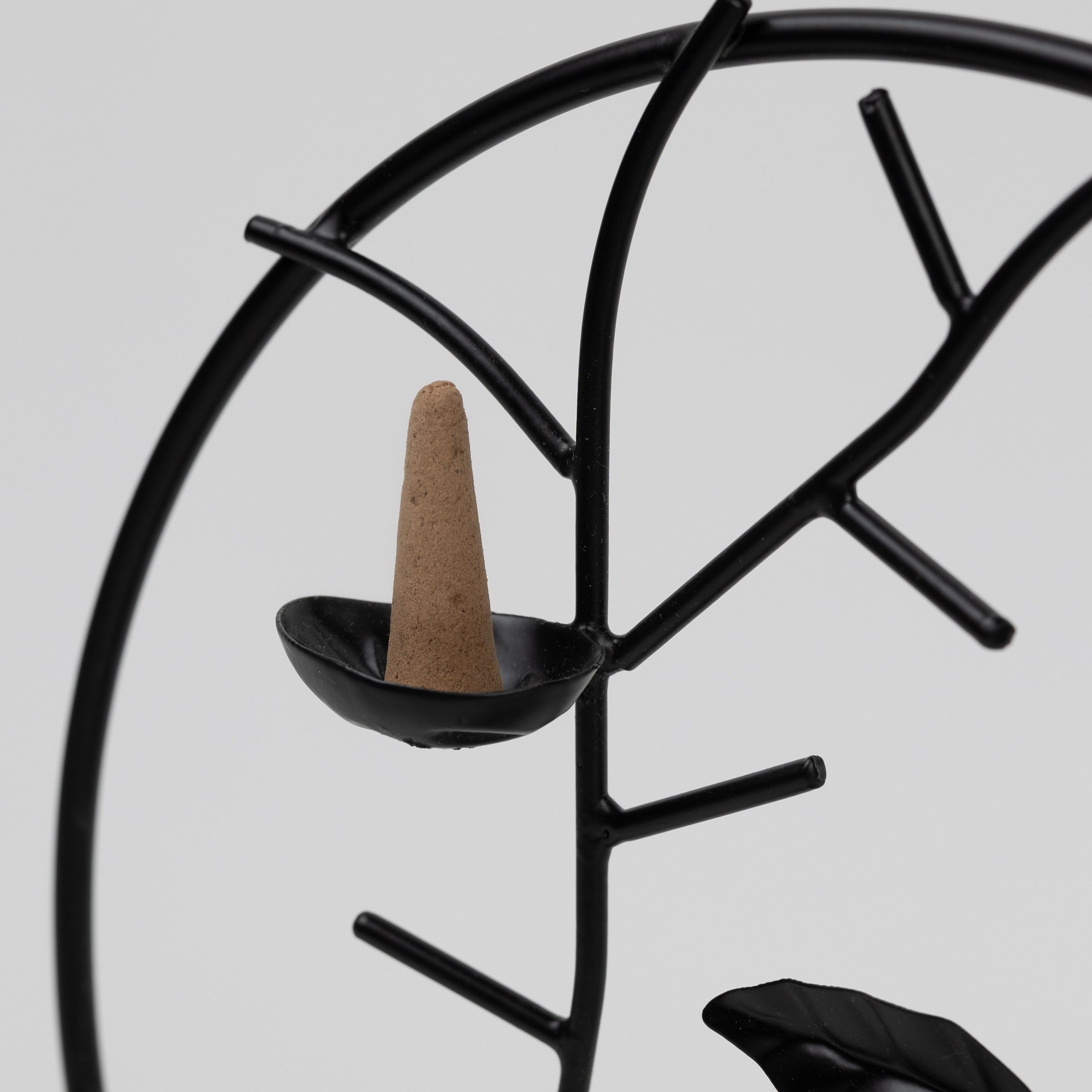 Shaakha Incense Holder Iron Sculpture - Ten Thousand Villages