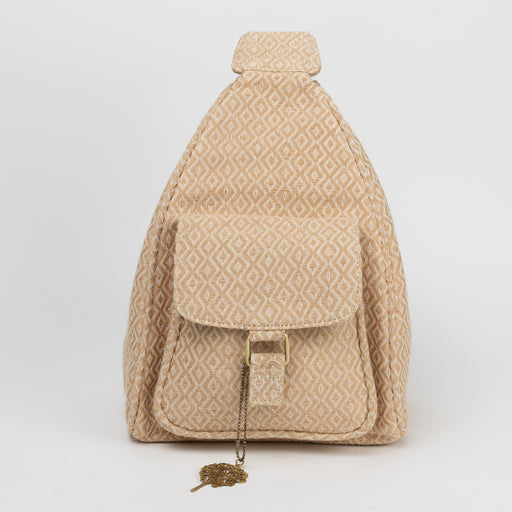 Bulbul Mini Diamond Ivory Backpack