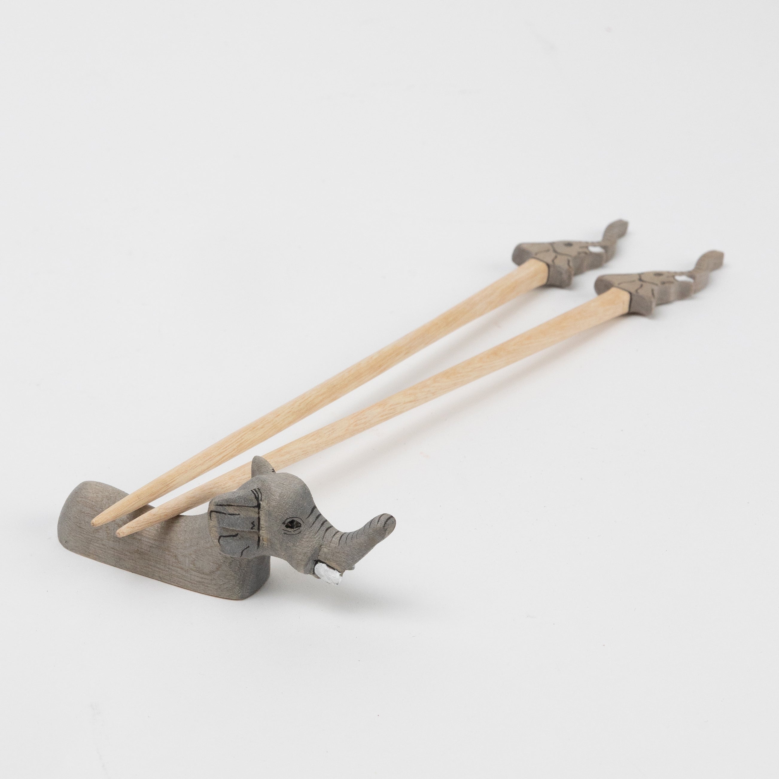 Tembo Elephant Chopstick Set - Ten Thousand Villages